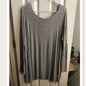 Gray tshirt dress